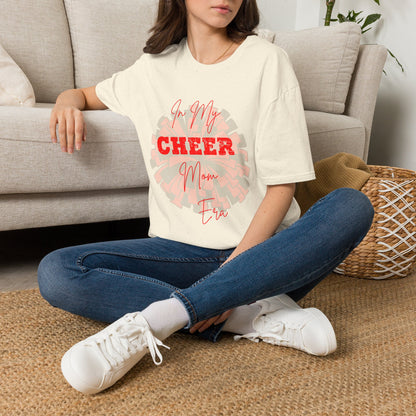 Cheer Mom T‑Shirt — "In My CHEER Mom Era" Pom Pom Graphic Tee