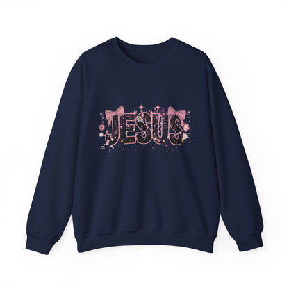 Jesus Floral Crewneck Sweatshirt – The Way The Truth The Life Christian Pullover