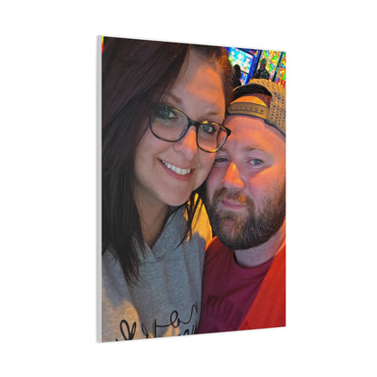 Personalized Stretched Canvas Print, Custom Wall Art, Home Decor, Gift for Couples, Anniversary, Homewarming