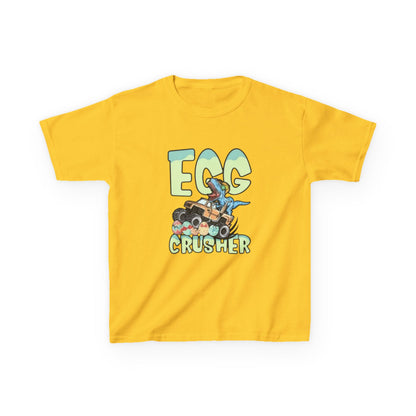 Kids T‑Shirt — 'Egg Crusher' Cartoon Truck Easter Tee