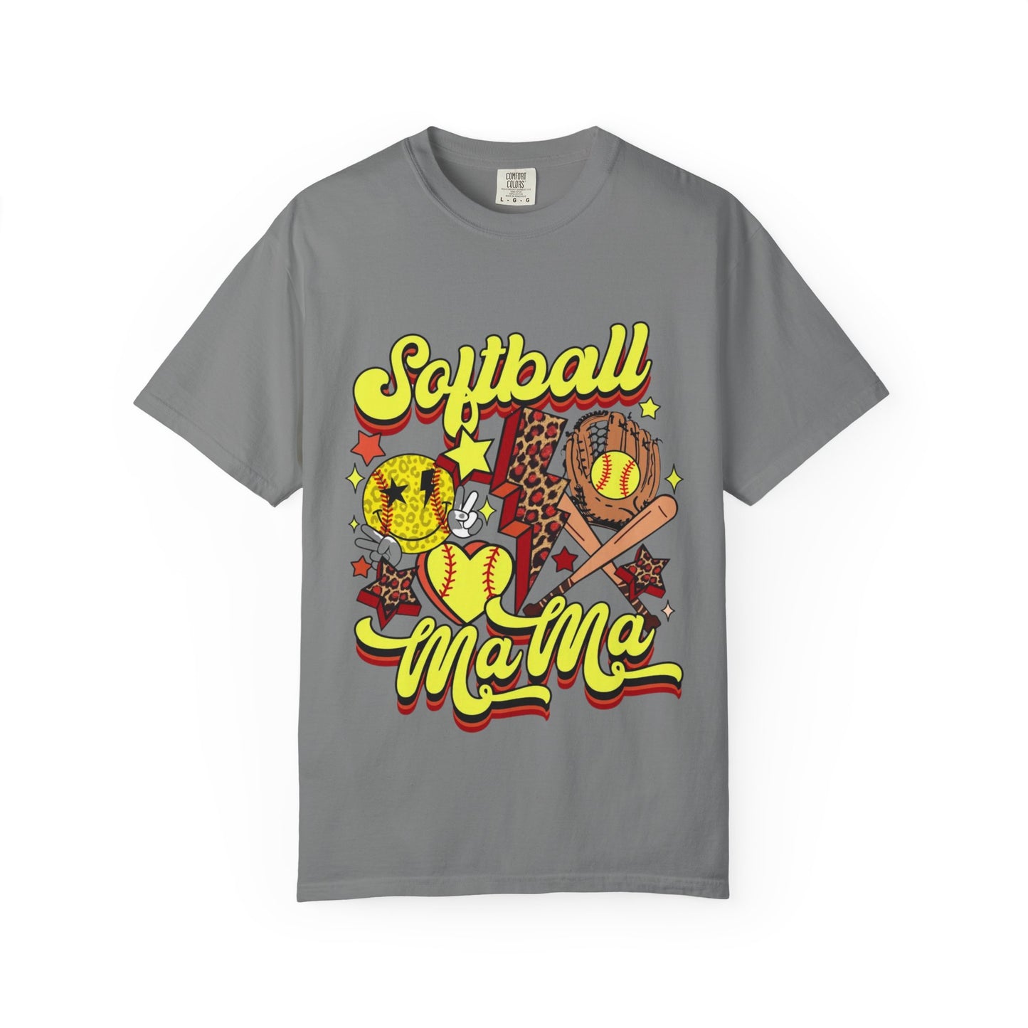 Softball Mama T-Shirt — Retro Softball Mom Graphic Tee