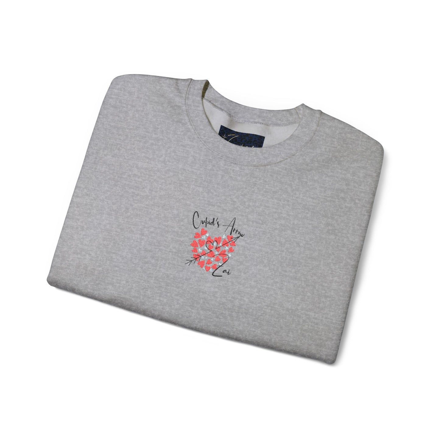Embroidered Cupid's Arrow Merch-  Crewneck Sweatshirt