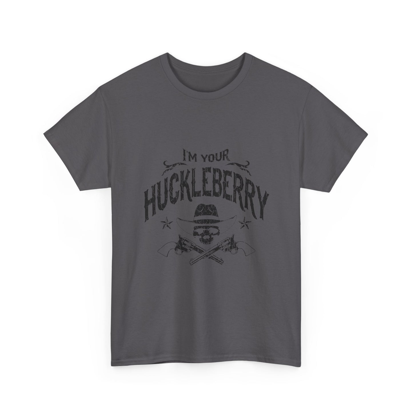 I'm Your Huckleberry T-Shirt — Vintage Western Skull & Pistols Tee