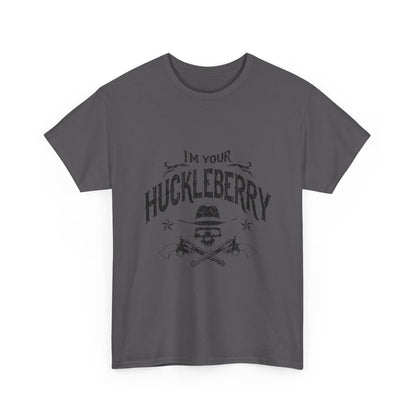 I'm Your Huckleberry T-Shirt — Vintage Western Skull & Pistols Tee