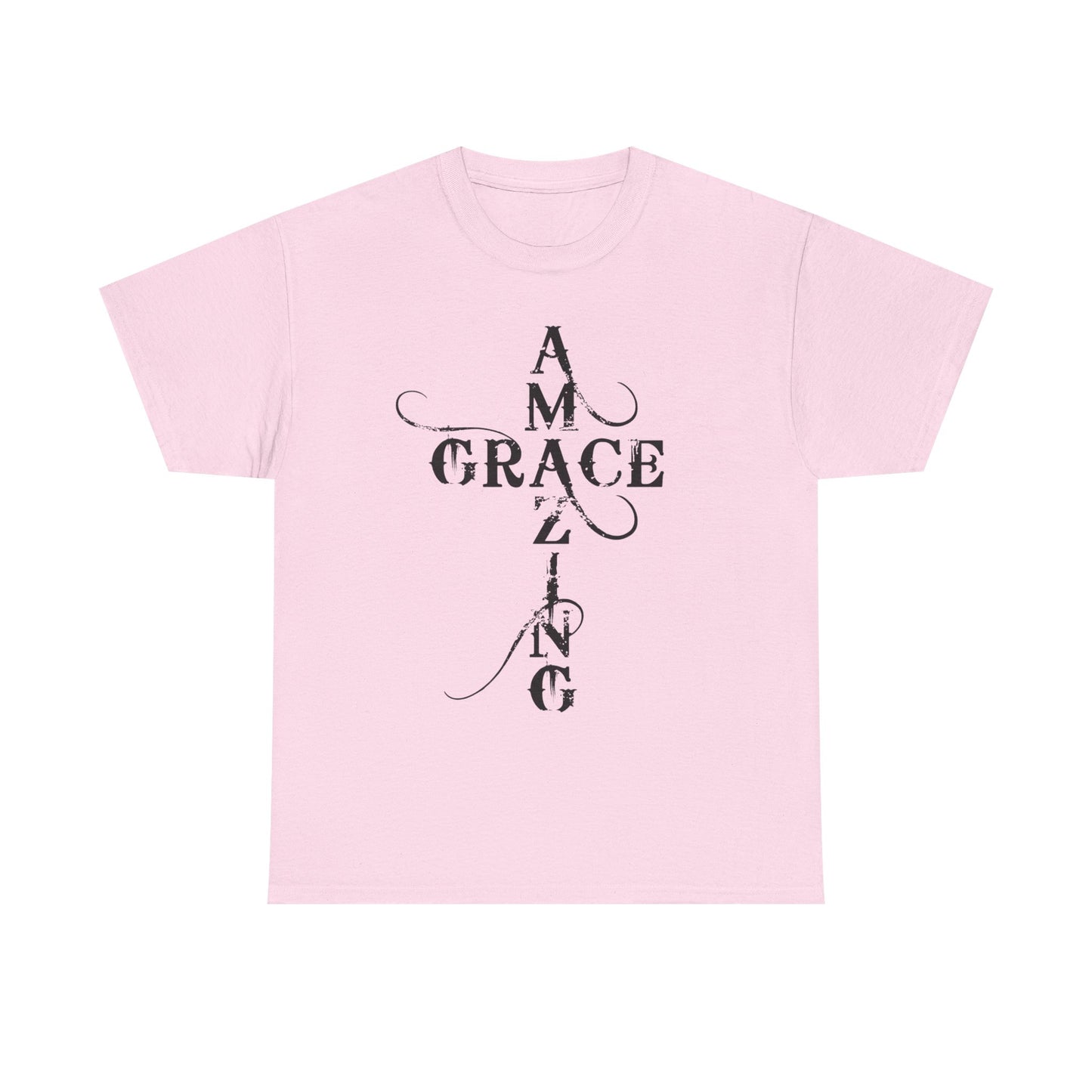 T‑Shirt — “Amazing Grace” Cross Design / “How Sweet the Sound?” Inspirational Gospel Tee