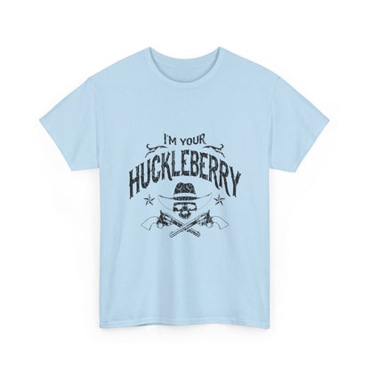 I'm Your Huckleberry T-Shirt — Vintage Western Skull & Pistols Tee