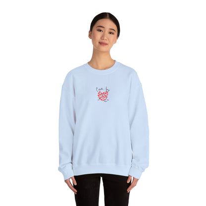 Embroidered Cupid's Arrow Merch-  Crewneck Sweatshirt