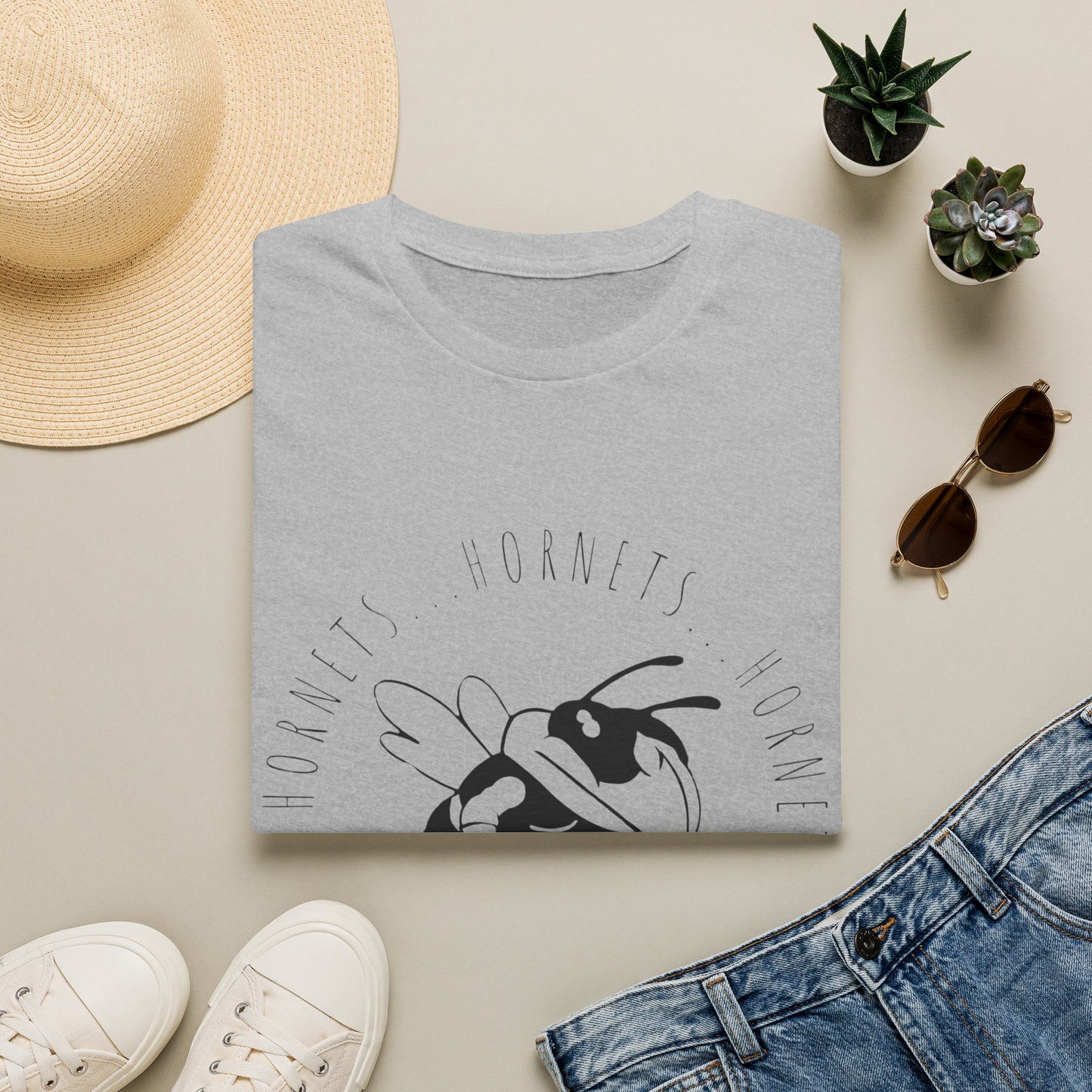Hornets Retro Tee — Vintage Mascot Bee Graphic T-Shirt