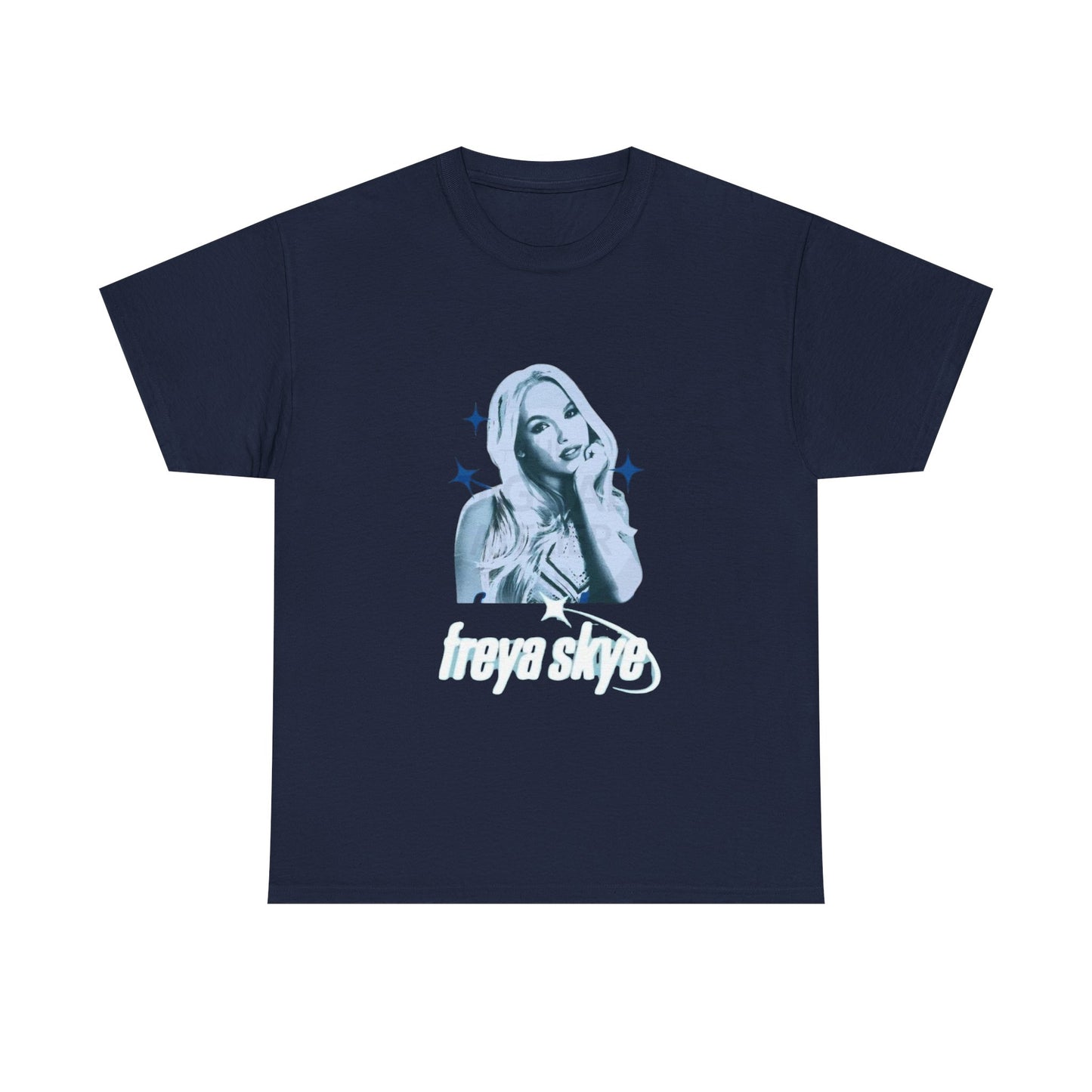 Freya Skye Graphic Tee — Retro Pop Star Portrait Shirt