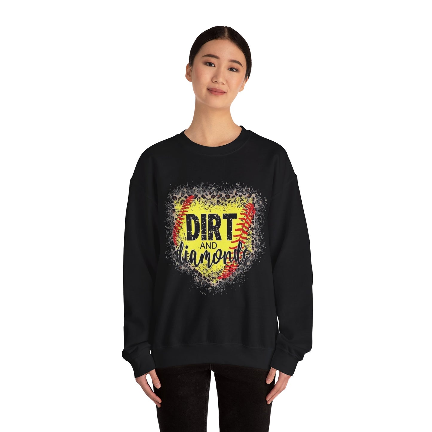 Dirt and Diamonds Sweatshirt — Baseball-Inspired Crewneck for Players & Fans