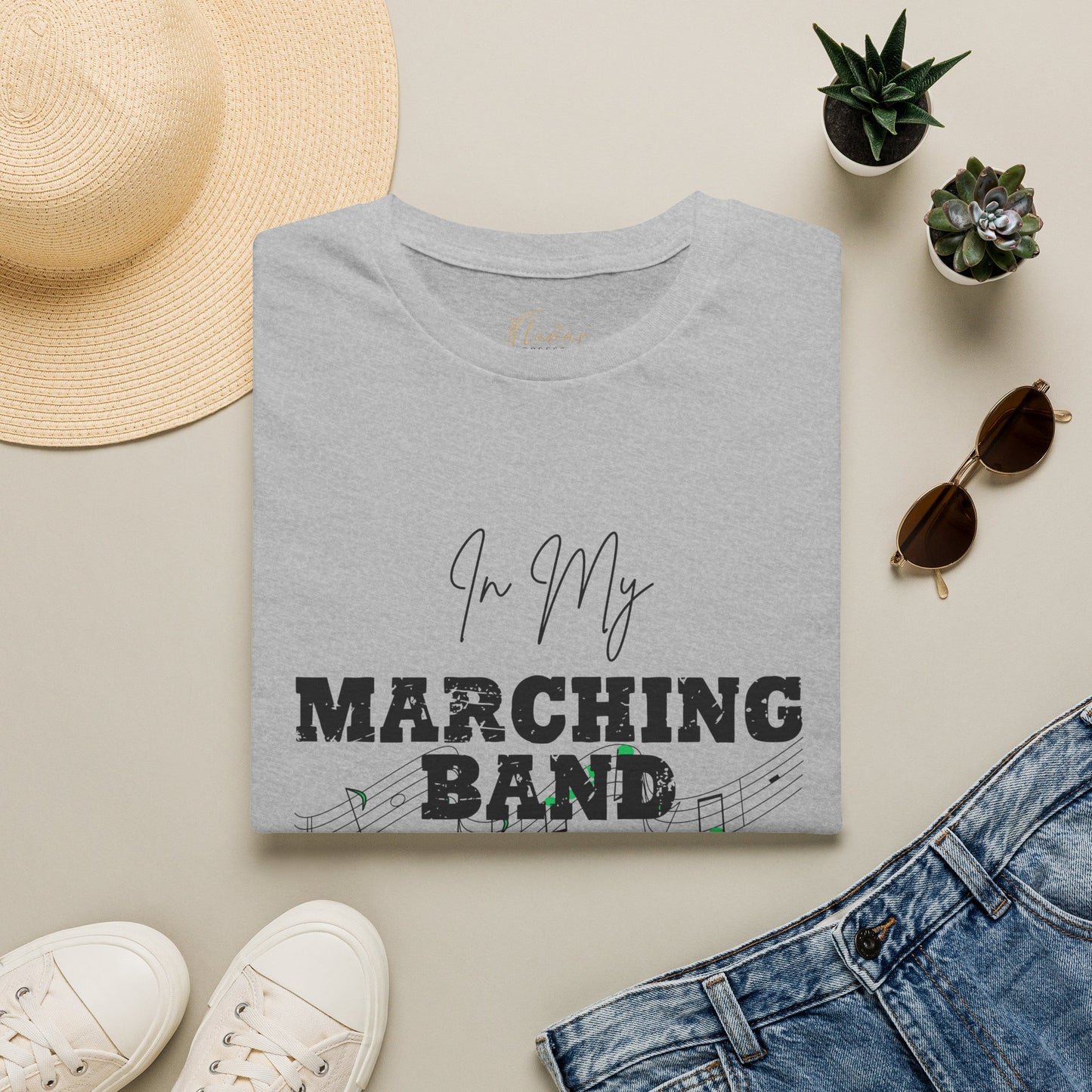 Marching Band T-Shirt — “In My Marching Band” Music Mom/Member Tee