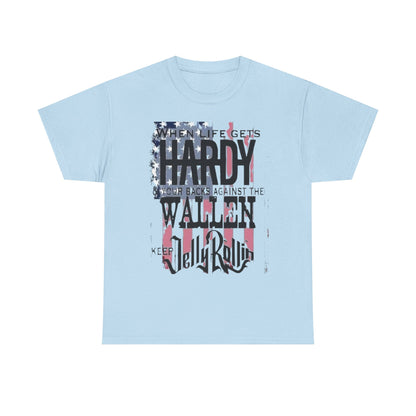 Hard & y, Wallen, Jelly- American Flag Music T‑Shirt — Country Singer Tribute Tee