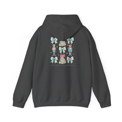 Just a Girl Who Loves Christmas- Whimsical Hooded Sweatshirt