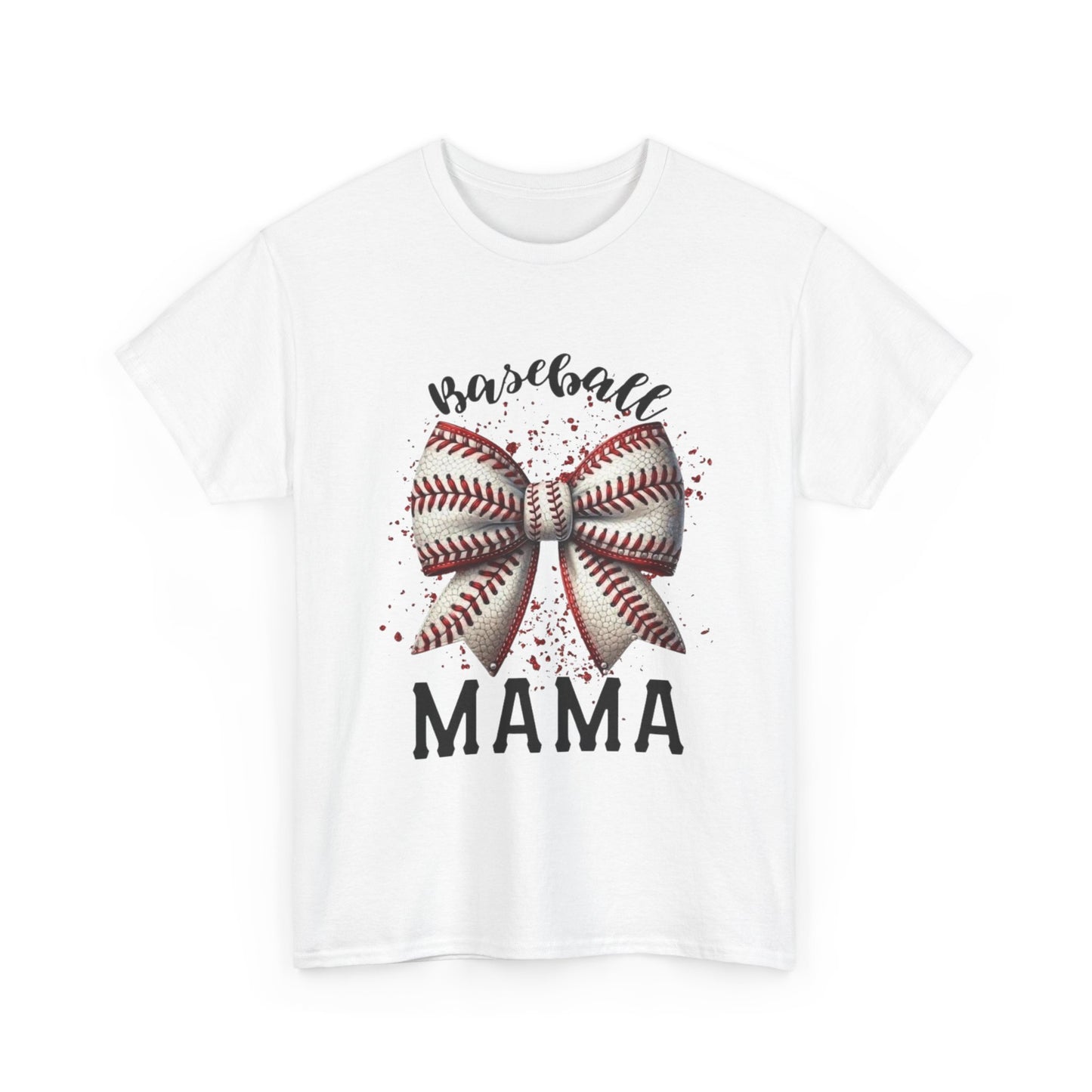 Baseball Mama T-Shirt – Mom Bow Soft Cotton Tee