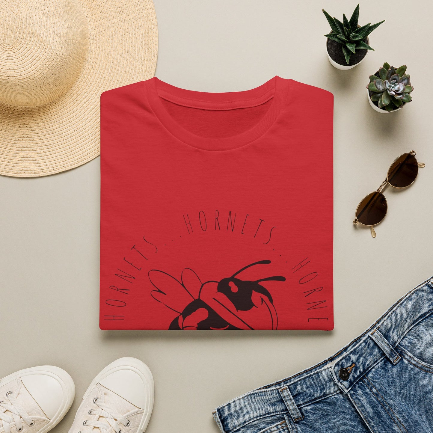 Hornets Retro Tee — Vintage Mascot Bee Graphic T-Shirt