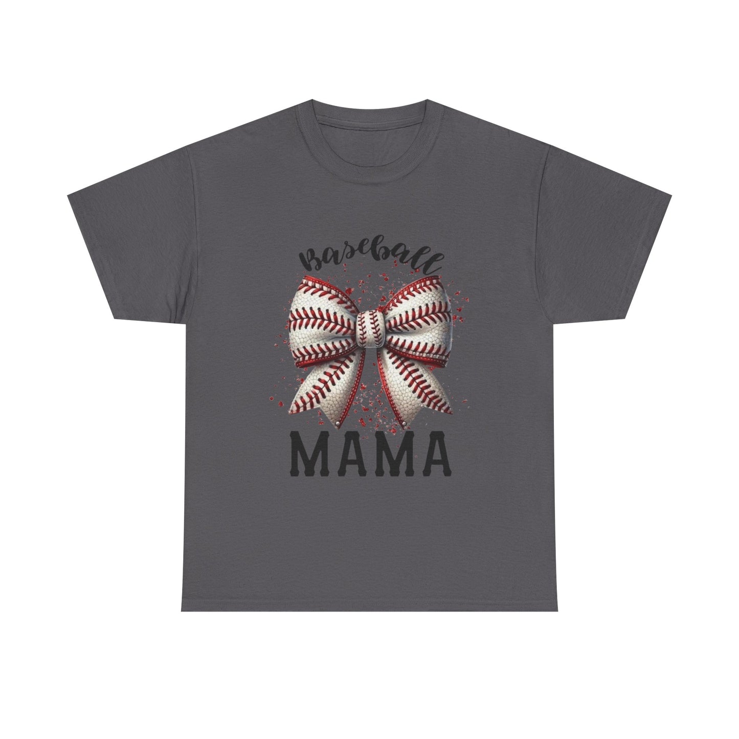 Baseball Mama T-Shirt – Mom Bow Soft Cotton Tee