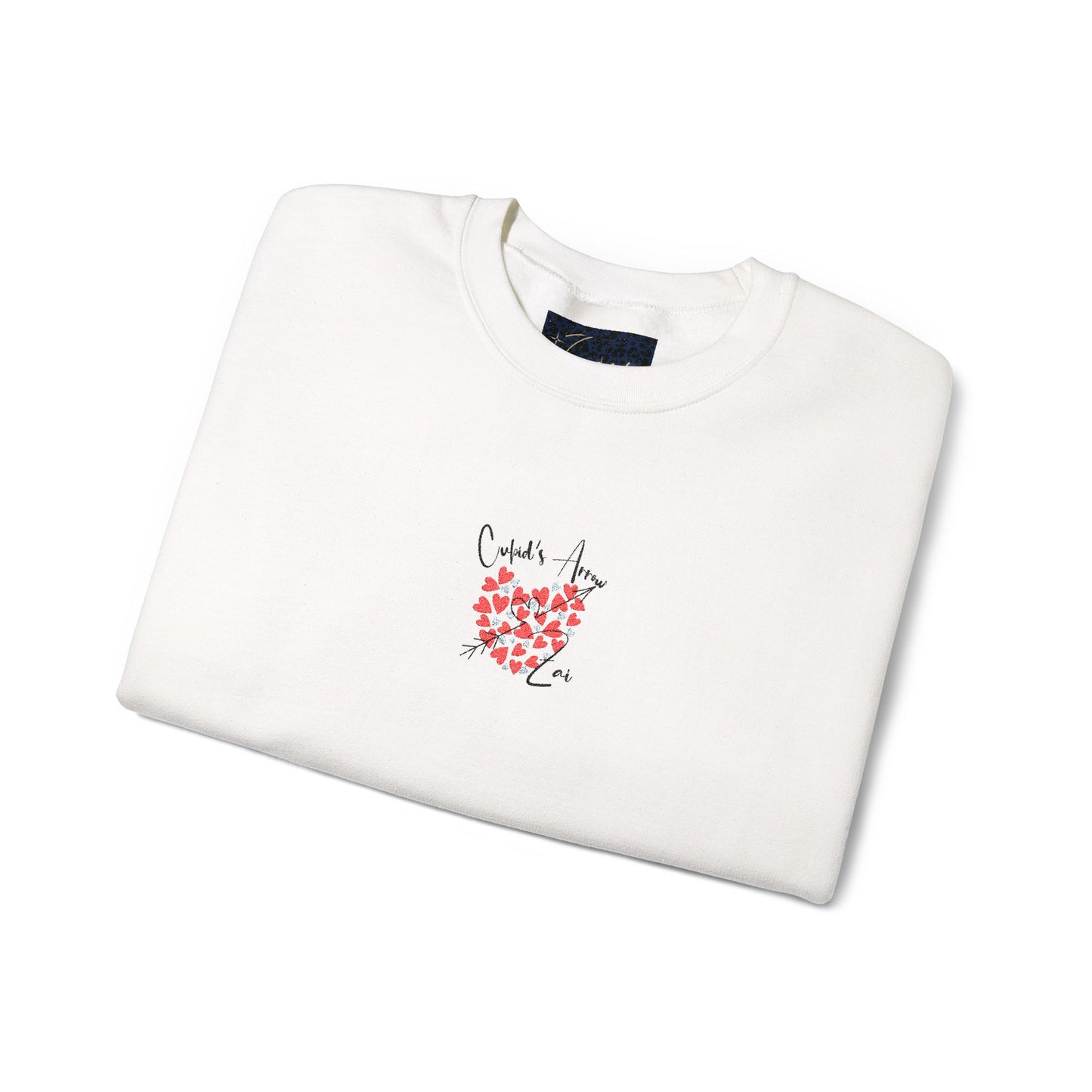 Embroidered Cupid's Arrow Merch-  Crewneck Sweatshirt