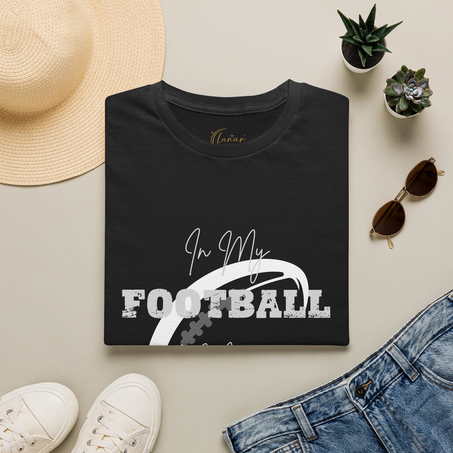 Football Mom T-Shirt — "In My Football Mom Era" Graphic Tee