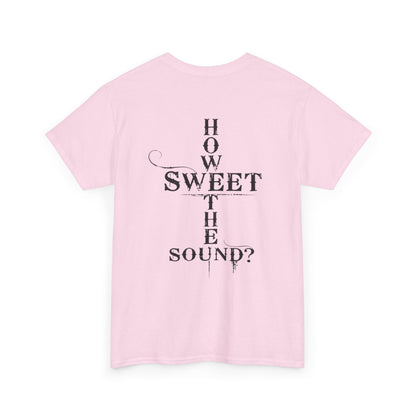 T‑Shirt — “Amazing Grace” Cross Design / “How Sweet the Sound?” Inspirational Gospel Tee
