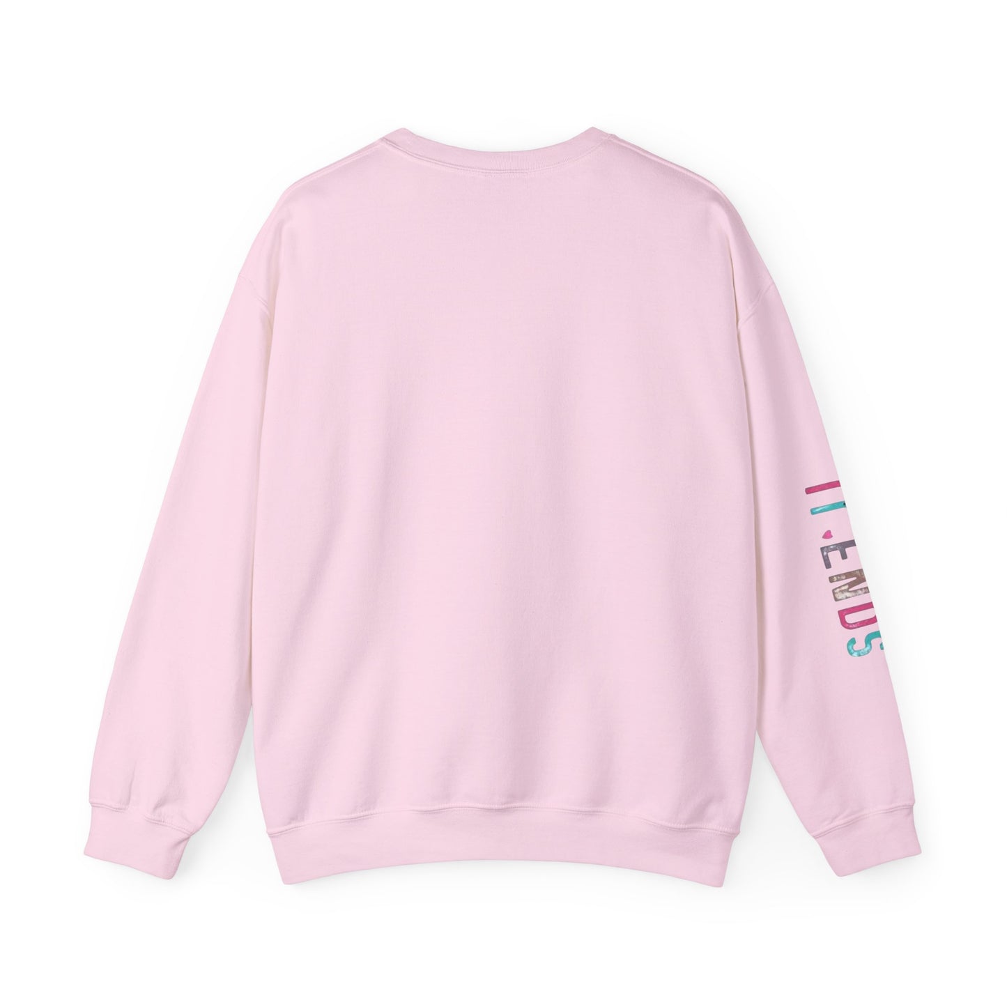Crewneck Sweatshirt — “I Don’t Start Shit” Colorblock Graphic Crew