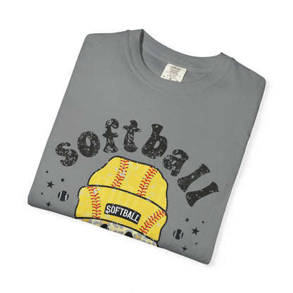 Softball Vibes Smiley T-Shirt