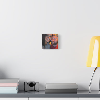Personalized Stretched Canvas Print, Custom Wall Art, Home Decor, Gift for Couples, Anniversary, Homewarming