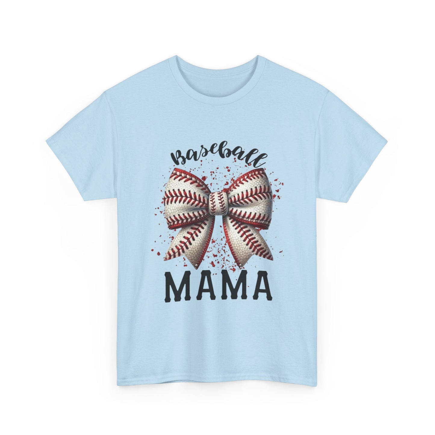 Baseball Mama T-Shirt – Mom Bow Soft Cotton Tee