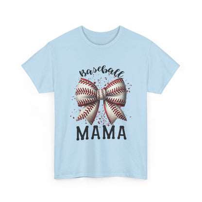 Baseball Mama T-Shirt – Mom Bow Soft Cotton Tee