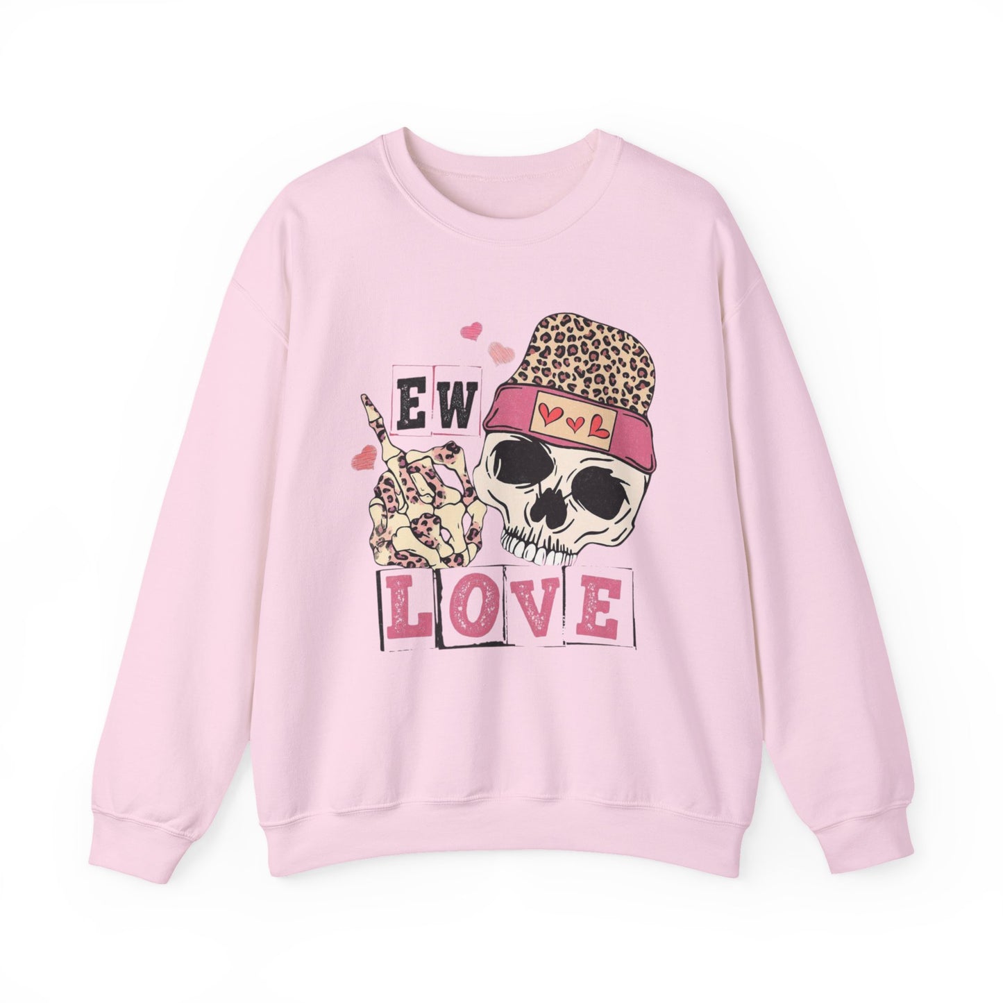Skull & Flowers 'Ew Love' Crewneck Sweatshirt