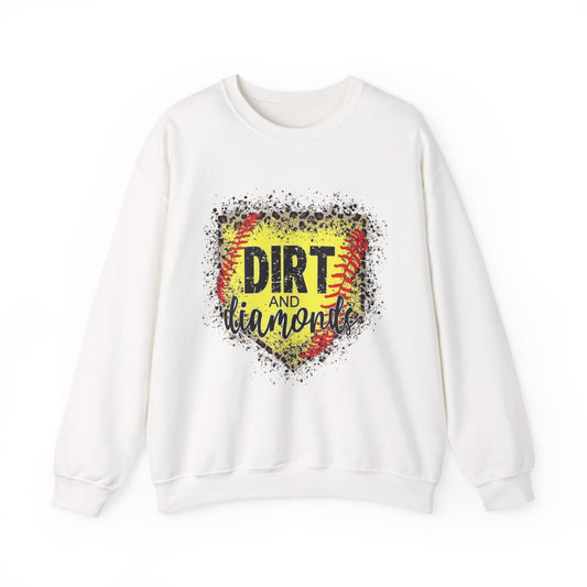 Dirt and Diamonds Sweatshirt — Baseball-Inspired Crewneck for Players & Fans