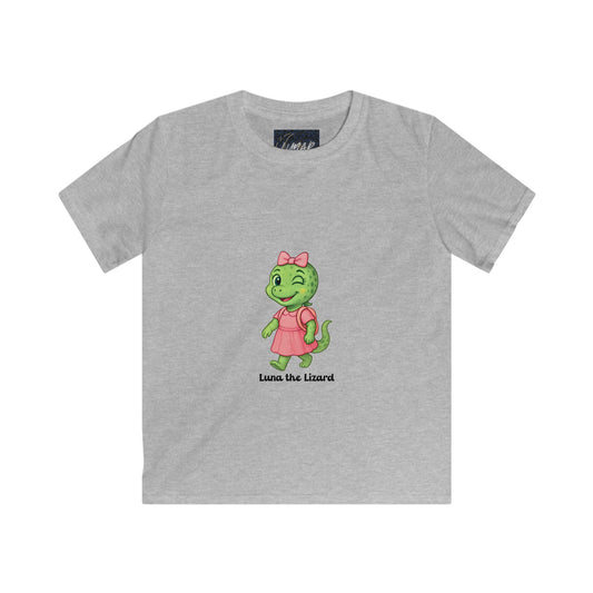 Cute kids' Luna the Lizard Tee
