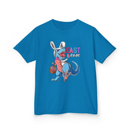 Kids 'Beast of Easter' Dino Bunny T‑Shirt — Cute Easter Dino with Basket