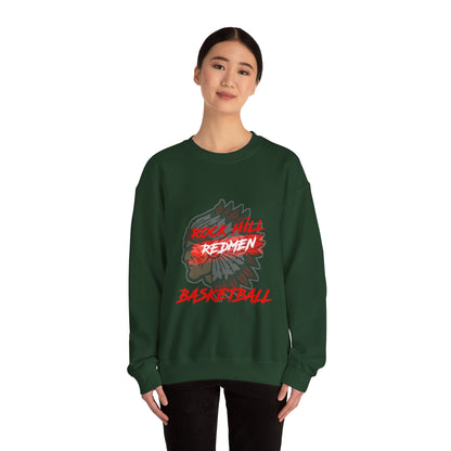 Rock Hill Redmen Basketball Crewneck Sweatshirt