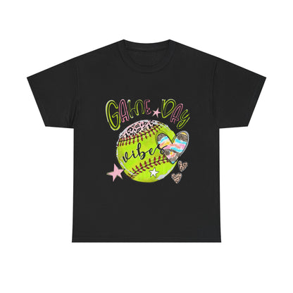 Softball- Game Day- Unisex Heavy Cotton Tee