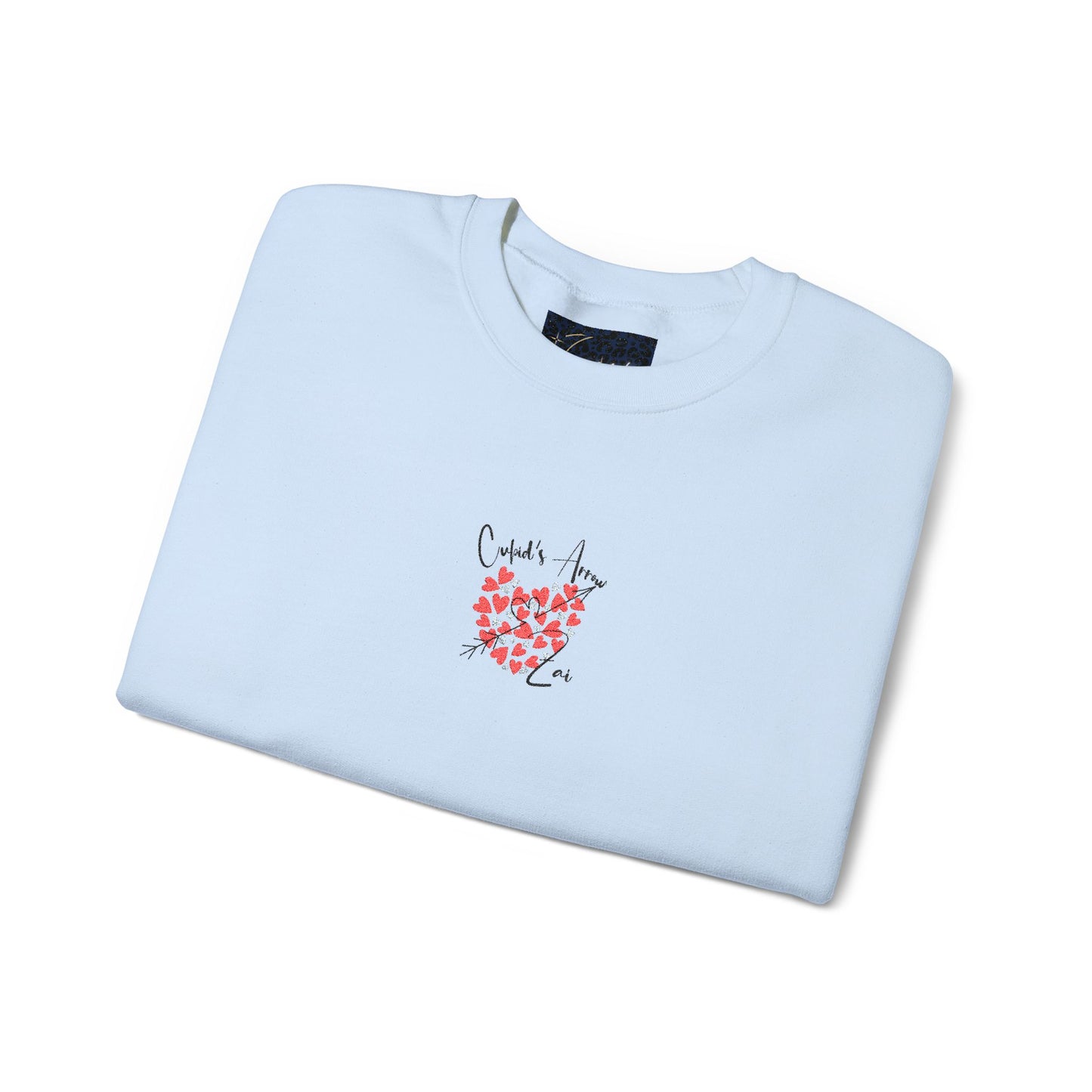 Embroidered Cupid's Arrow Merch-  Crewneck Sweatshirt