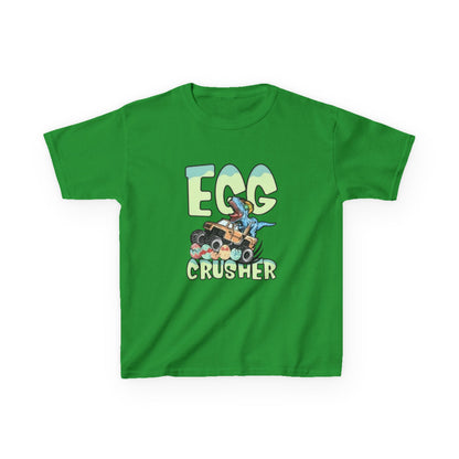 Kids T‑Shirt — 'Egg Crusher' Cartoon Truck Easter Tee