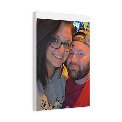 Personalized Stretched Canvas Print, Custom Wall Art, Home Decor, Gift for Couples, Anniversary, Homewarming
