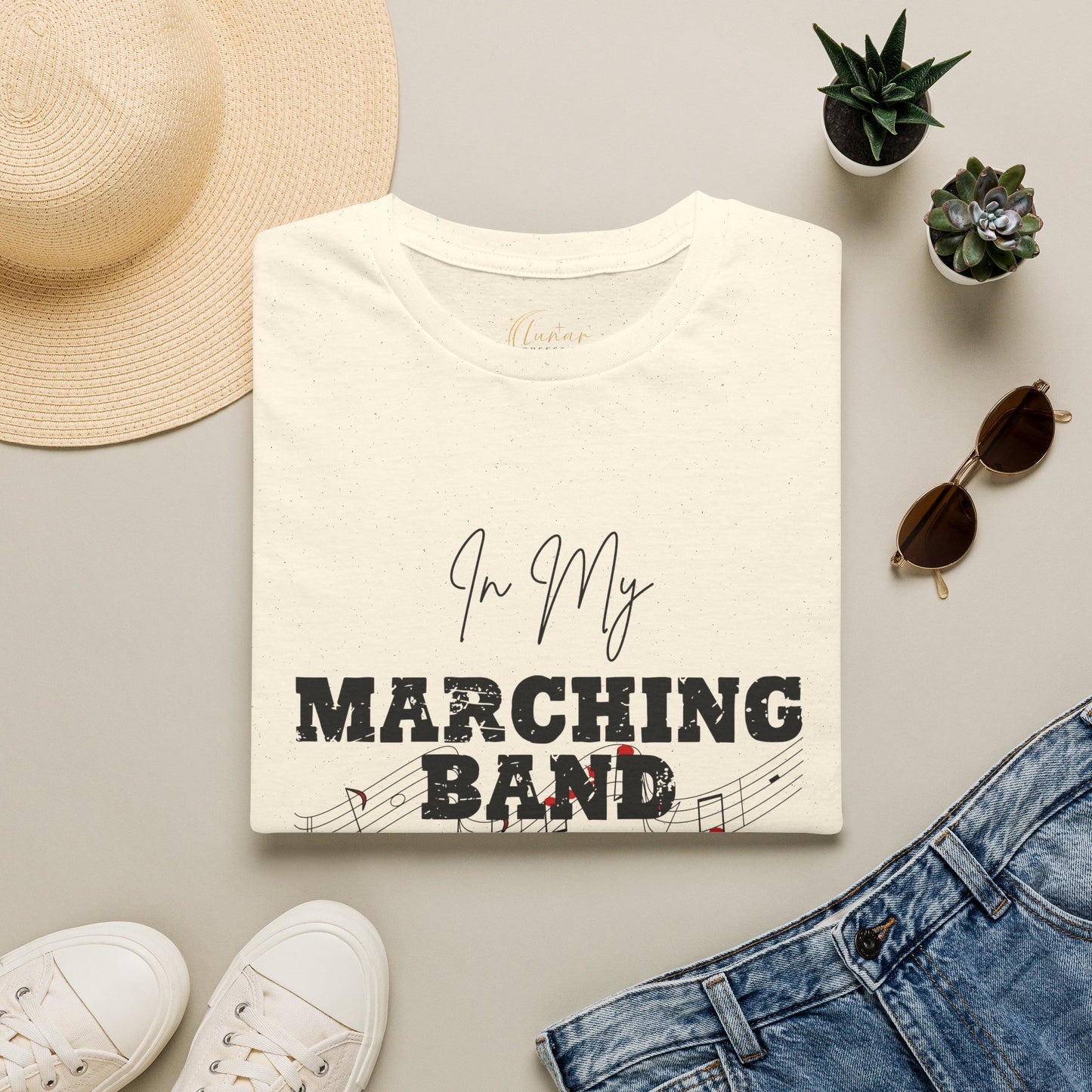 Marching Band Tee — "In My Marching Band" Music Mom/Parent Apparel
