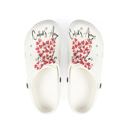 Love-Inspired EVA Foam Clogs, Cupid's Arrow Design