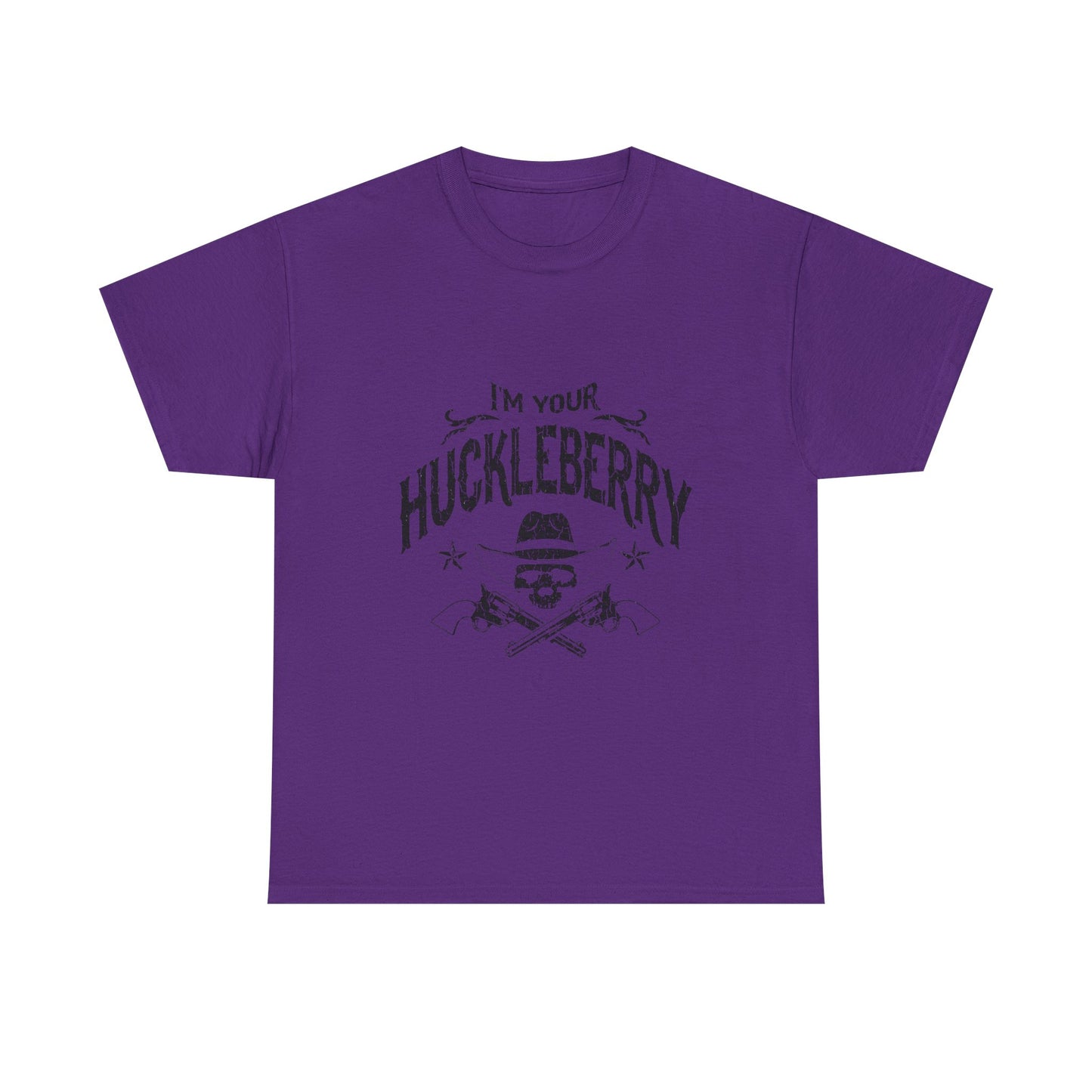 I'm Your Huckleberry T-Shirt — Vintage Western Skull & Pistols Tee