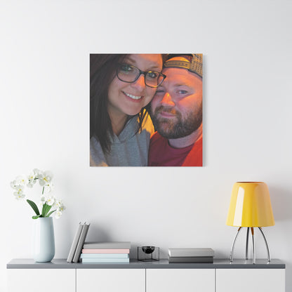 Personalized Stretched Canvas Print, Custom Wall Art, Home Decor, Gift for Couples, Anniversary, Homewarming