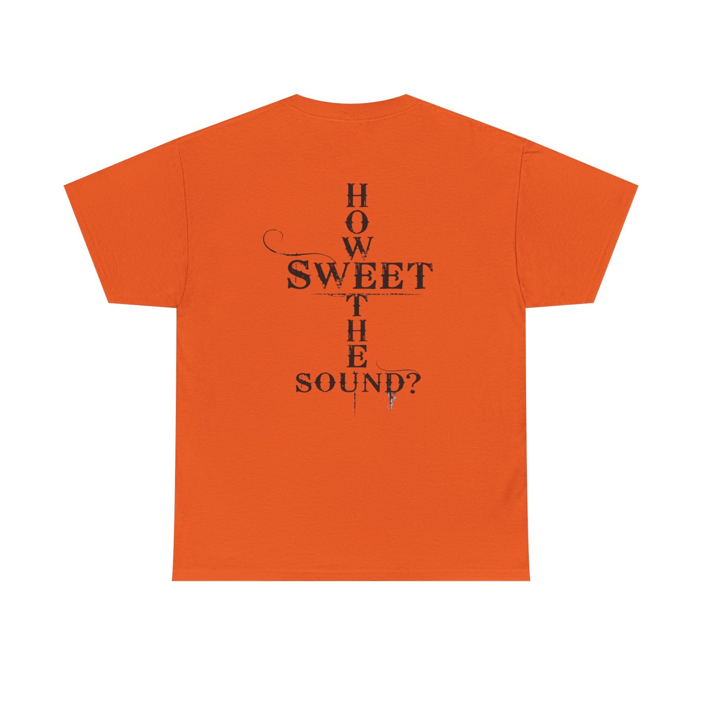 T‑Shirt — “Amazing Grace” Cross Design / “How Sweet the Sound?” Inspirational Gospel Tee