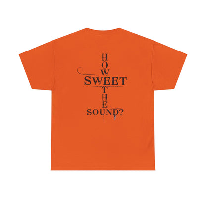 T‑Shirt — “Amazing Grace” Cross Design / “How Sweet the Sound?” Inspirational Gospel Tee