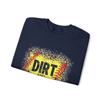 Dirt and Diamonds Sweatshirt — Baseball-Inspired Crewneck for Players & Fans
