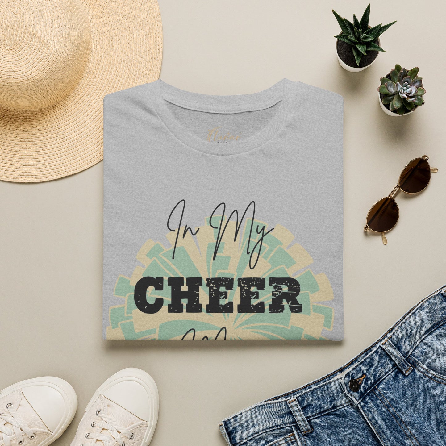 Cheer Mom T‑Shirt — "In My Cheer Mom Era" Soft Graphic Tee