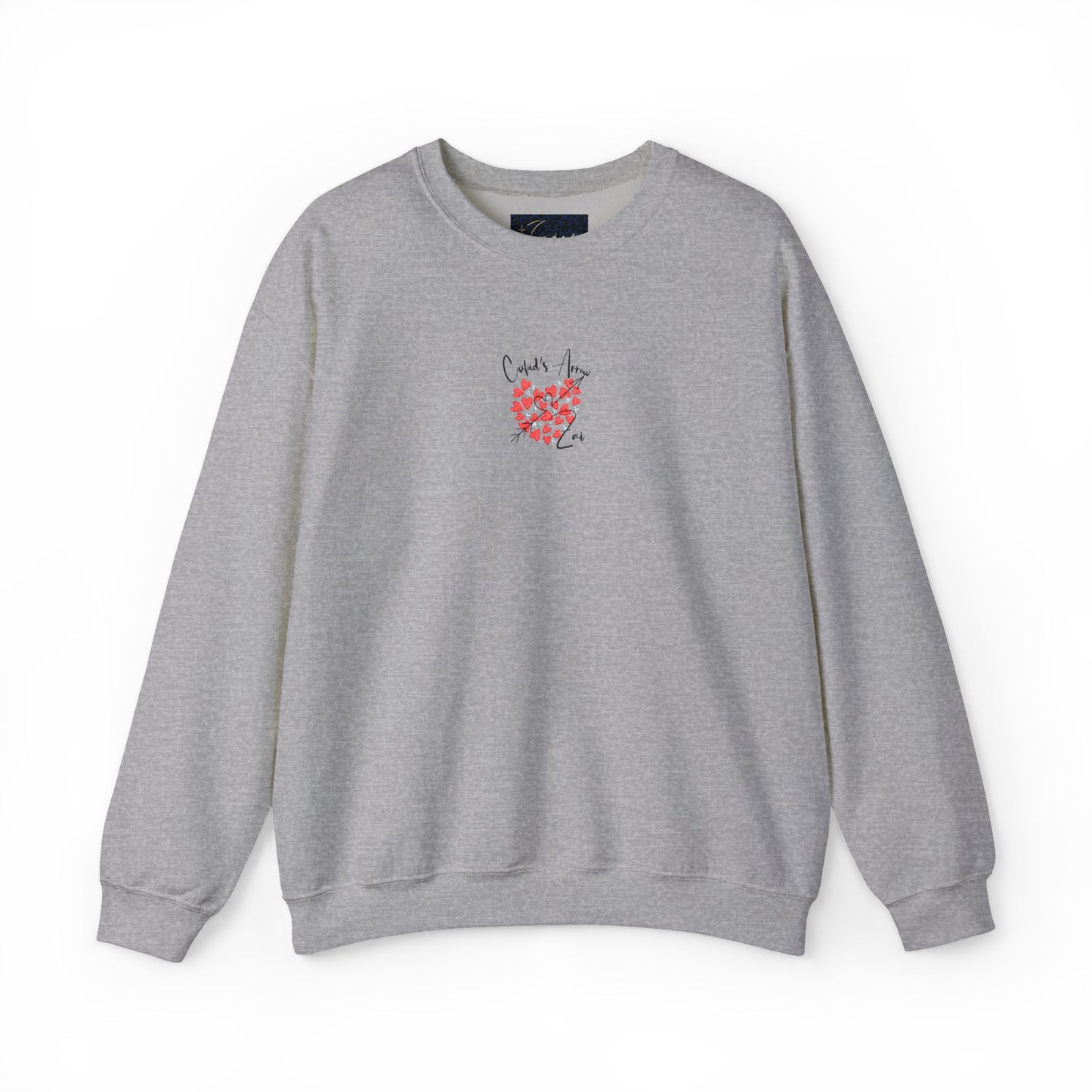 Embroidered Cupid's Arrow Merch-  Crewneck Sweatshirt