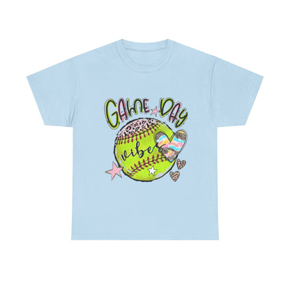 Softball- Game Day- Unisex Heavy Cotton Tee