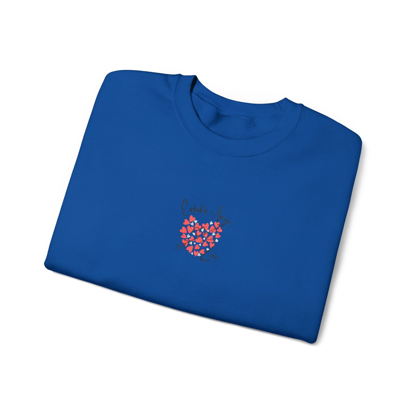 Embroidered Cupid's Arrow Merch-  Crewneck Sweatshirt