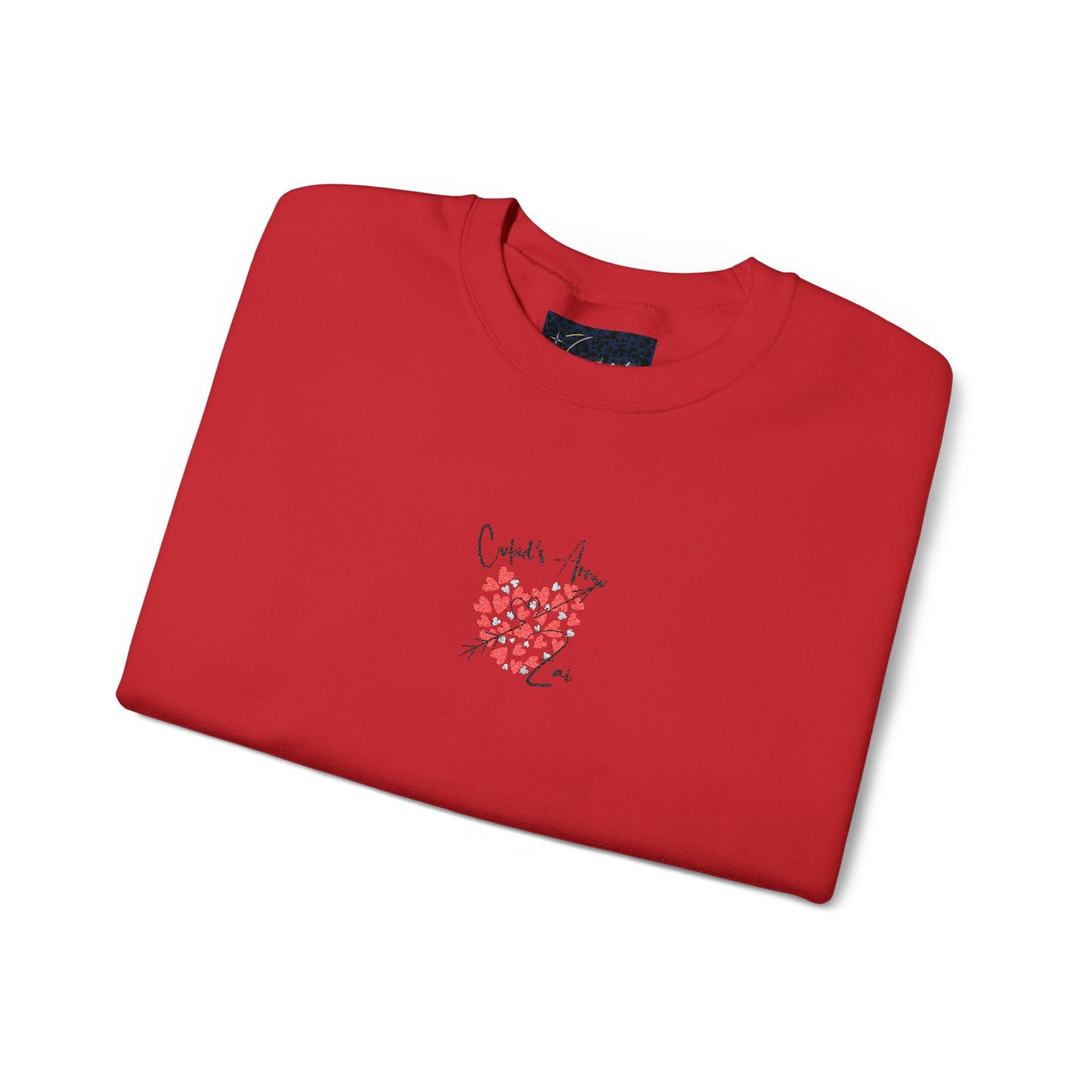 Embroidered Cupid's Arrow Merch-  Crewneck Sweatshirt