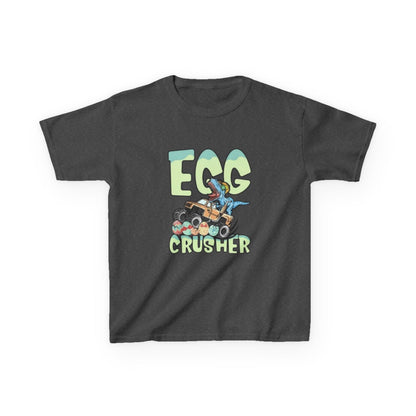 Kids T‑Shirt — 'Egg Crusher' Cartoon Truck Easter Tee